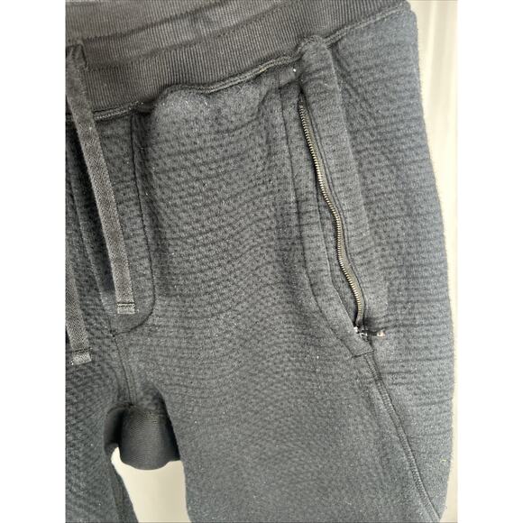 Wings + Horns W+H Mens Joggers Sweatpants Cabin Fleece Black Canada Small RiRi - Picture 3 of 4